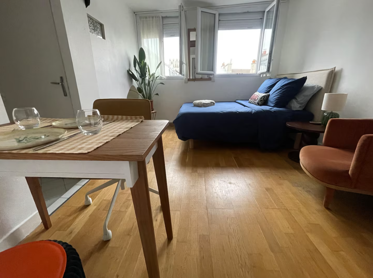 Studio lumineux Paris